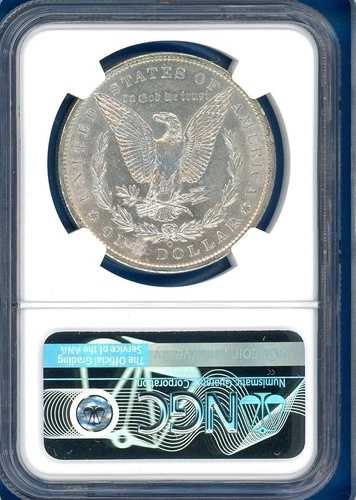 1889 O NGC AU53 モルガン銀貨 1ドル 米国造幣局キー 1889-O AU-53 ブラストホワイト