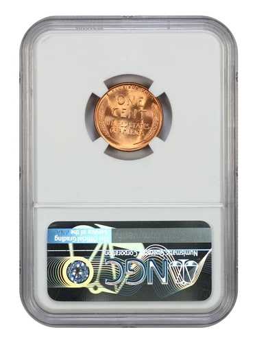1958-D 1C NGC MS67RD - リンカーン・セント（小麦裏面）