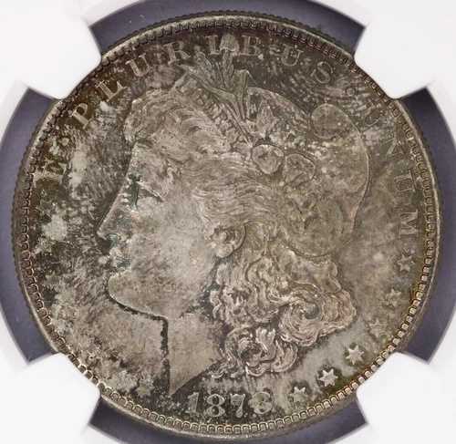 1878-S モーガン ダラー $1 NGC - MS64 美しい色!