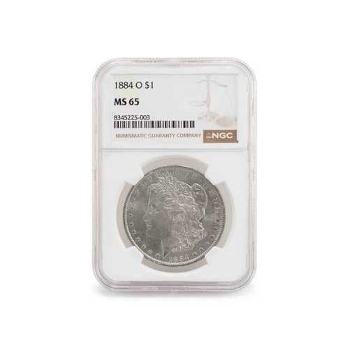 1884年 - O NGC MS65 シルバー 1ドル モルガンコイン