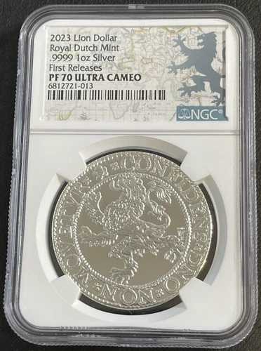 2023年 1オンス .9999 シルバー ライオンドル ロイヤルダッチミント NGC PF70 UCam ファーストリリース 58,685円