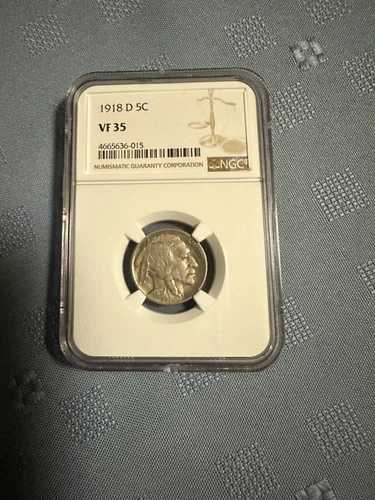 1918D NGC VF35 バッファローニッケル