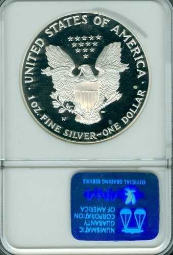 2001 W シルバー イーグル NGC PF70 MAC UHCam 最高級レジストリ MAC スポットレス 066 *