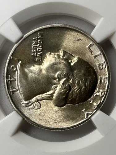 1944年 P ワシントン クォーター NGC MS67