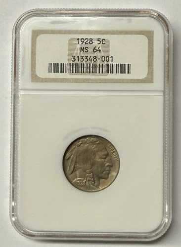 1928年 5セント NGC MS 64 バッファローニッケル