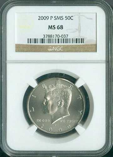 2009年 ケネディ ハーフダラー NGC MS68 SMS 品質??