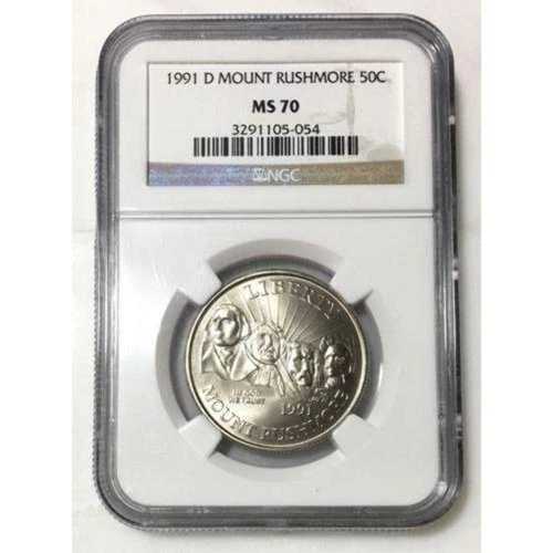 1991 D ラシュモア山 NGC MS70 *Rev Tye's* #5054301