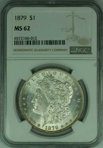 1879年 モルガン銀貨 S$1 コイン NGC MS-62 (46) 59,290円