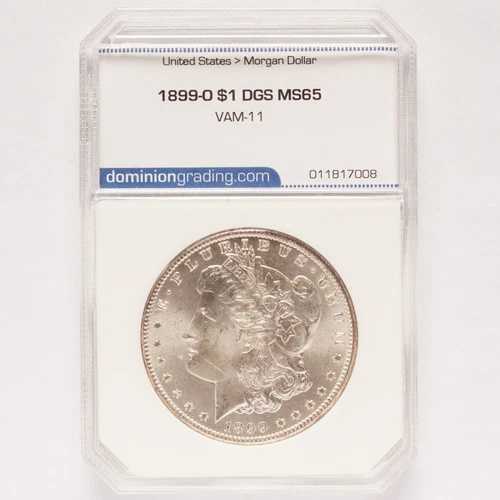 1899-O モルガン銀貨 BU ケース入り