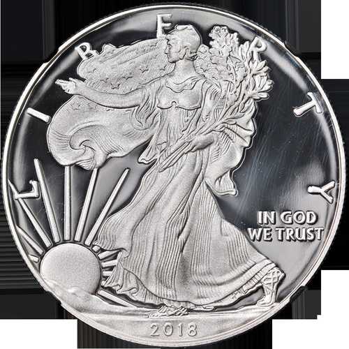 2018-W シルバー アメリカン イーグル $1 NGC PF70 UCAM 早期リリース ロナルド レーガン ラ...