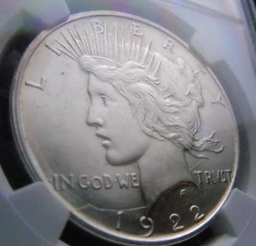 1922年 D ピースダラー NGC MS63 VAM メジャーダイクラックブレイク 1922D 1922-D MS63 グレーディング