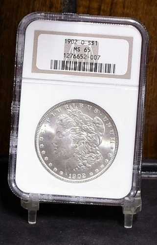 1902-0 モルガン・ダラー - NGC MS65 (#6011-K)