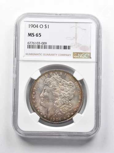 MS65 1904-O モルガン銀貨 NGC *1203