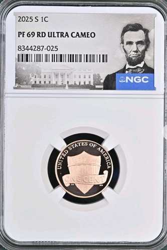 2025 S リンカーンセント 1C NGC PF69 RD ウルトラカメオ