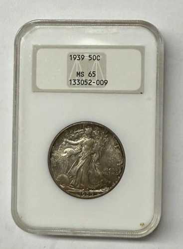 1939-P ウォーキング・リバティ・シルバー・ハーフドル NGC MS65 オールド・ファッティ・ホルダー
