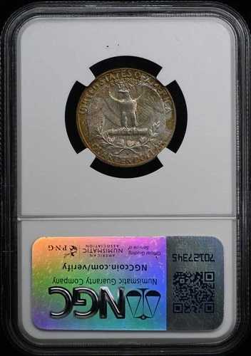 1958-D ワシントン クォーター 25セント NGC MS67 146,300円