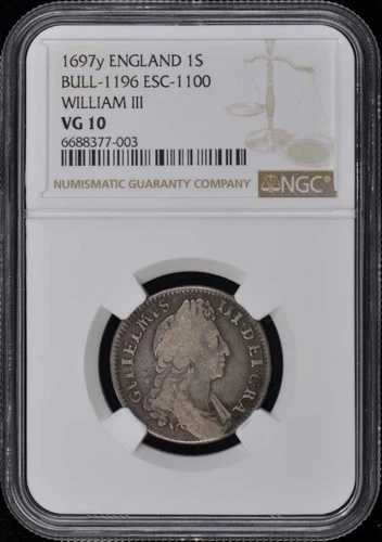1697年 イギリス ESC-1100 1S NGC VG10