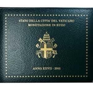 【#1147584】バチカン、1セントから2ユーロ、2005年、FDC、MS(65-70)、バイメタリック-