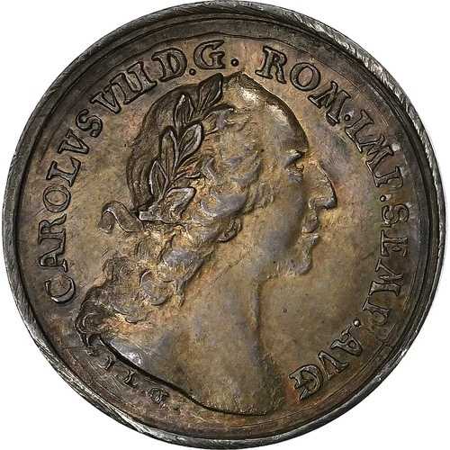 [#1156573] フランス、トークン、シャルル7世選挙、歴史、1742年、MS(63)、銀