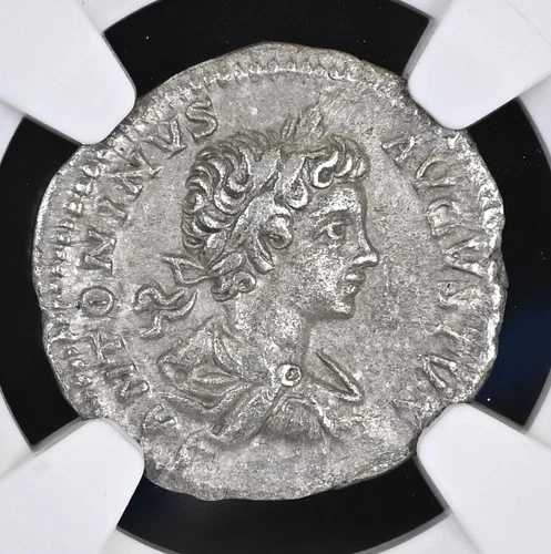 エンパイア カラカラ＆ソル NGC チョイス 39b ローマ造幣局 古代ローマ銀貨 D509 81,070円