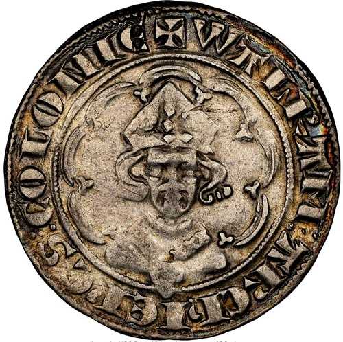 ドイツ ケルン シルバー グロッシェン 1332-49 NGC VF30 ヴァルラム・フォン・ユーリッヒ