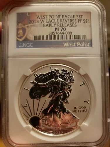 ****2013 W リバースプルーフ アメリカンシルバーイーグル - NGC PF70 - アーリーリリース*2624