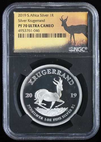 2019年 南アフリカ 1オンス シルバー プルーフ クルーガーランド NGC PF 70 UC | PR｜WORLD RESOURCE【QUEEN店】