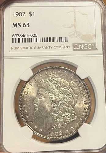1902年 NGC MS63 モルガン銀貨|WORLD RESOURCE【QUEEN店】