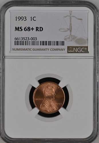 1993年 1C RD リンカーン記念館 1セント NGC MS68+RD 6613523-003|WORLD RESOURCE【QUEEN店】
