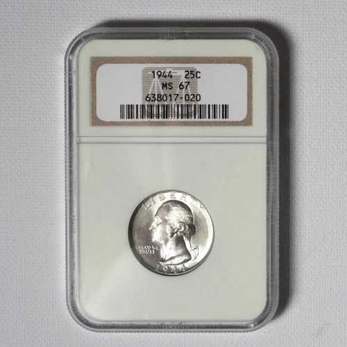 1944年ワシントンクォーター NGC MS67 ***レブ・タイのコインスタッシュ*** #7020300 81,675円