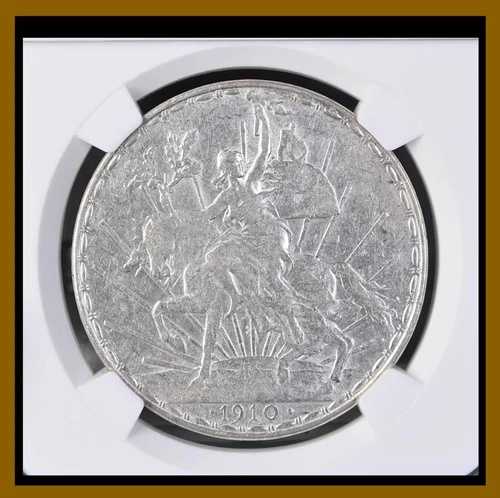 メキシコ 1ペソ硬貨、1910年 NGC AU 詳細 8385998-040