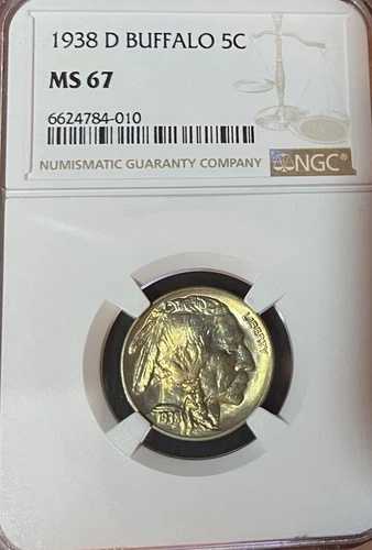 1938-D NGC MS67 バッファローニッケル|WORLD RESOURCE【QUEEN店】