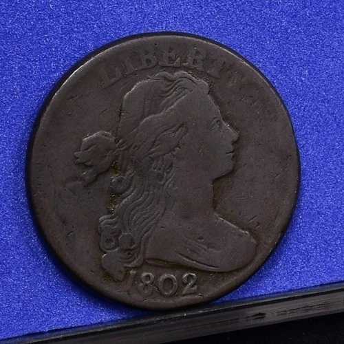 1802年製 ラージセント - Ch F ディテール、Cud On Rev Rim (#58901-L)|WORLD RESOURCE【QUEEN店】