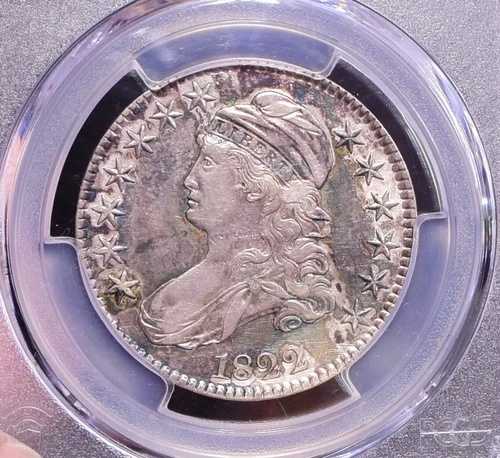 1822年製 胸像ハーフドル - PCGS XF 詳細、クリーニング済み (#57683-L)|WORLD RESOURCE【QUEEN店】