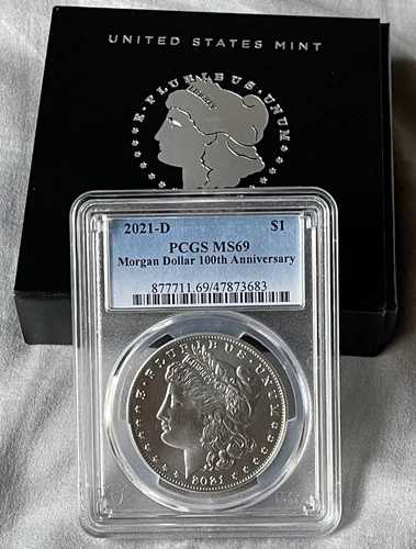 2021 D モーガン シルバー ドル $1 PCGS MS69