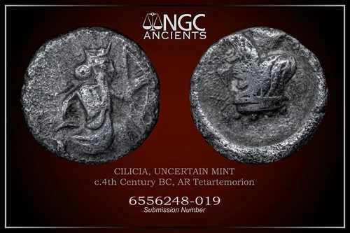 古代ギリシャの硬貨 キリキア 不明 造幣局 AR テタルテモリオン A1080|WORLD RESOURCE【QUEEN店】