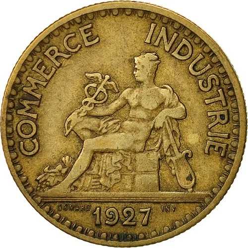 [#453982] コイン、フランス、シャンブル・ド・コマース、2フラン、1927年、パリ、EF｜WORLD RESOURCE【QUEEN店】