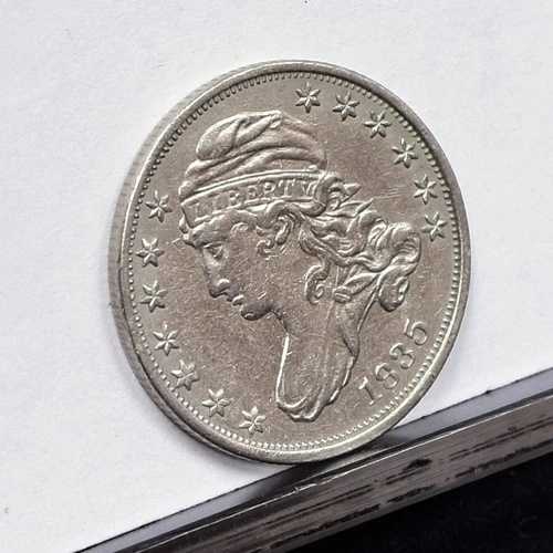 1835年製 バストダイム - AUディテール、クリーニング済み (#57548-L)｜WORLD RESOURCE【QUEEN店】