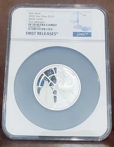 2022年 スターウォーズ NGC PF 70 NIUE 3オンス シルバー $10 「ダース・ベイダー」 U/C / 初版
