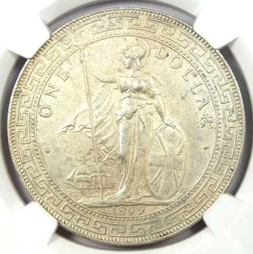 1899-B グレートブリテン貿易ドル T$1。NGC認定の未流通詳細。UNC MS｜WORLD RESOURCE【QUEEN店】