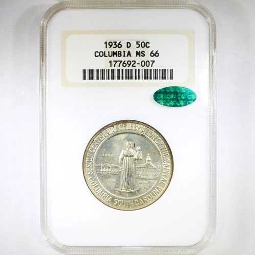 1936-D 50C コロンビア NGC/CAC MS66 - クラシックシルバー記念品｜WORLD RESOURCE【QUEEN店】