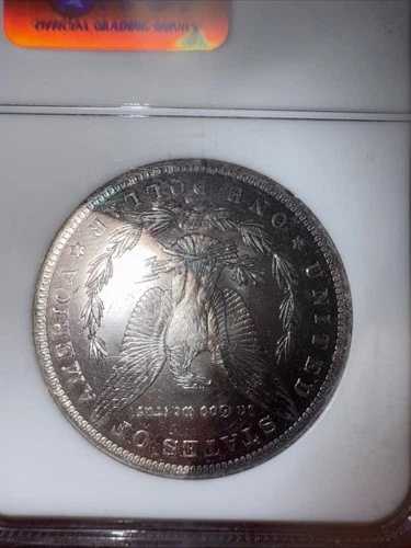 1884 O NGC MS62 モルガン銀貨 $1 MS-62 ビニオンコレクション ワイルドトーニング