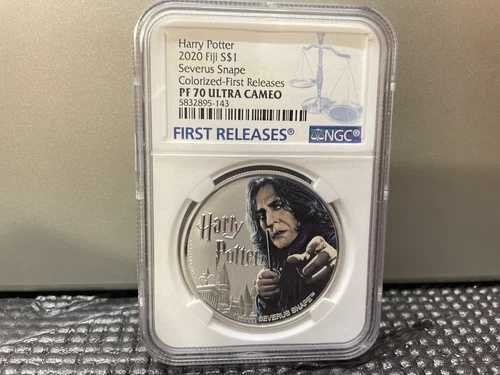 2020年 フィジー シルバー S$1 ハリー・ポッター セブルス・スネイプ NGC PF 70 ファーストリリース OGP付き
