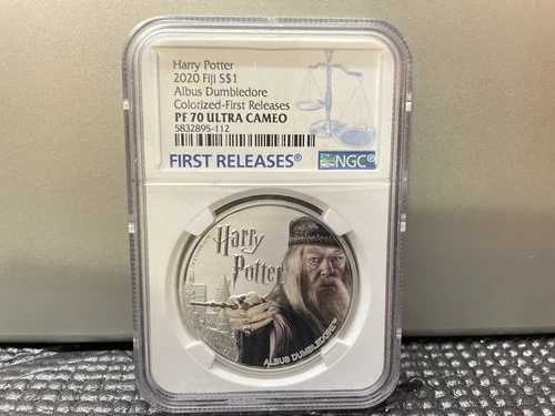 2020年 フィジー シルバー ハリー・ポッター アルバス・ダンブルドア NGC PF 70 ファーストリリース OGP付き