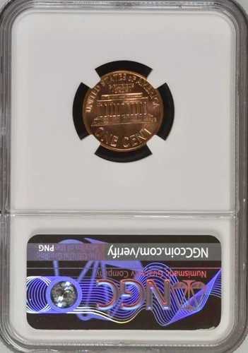 1960年 1C RD ラージデイト リンカーン記念館 1セント NGC MS67RD 6613730-004｜WORLD RESOURCE【QUEEN店】