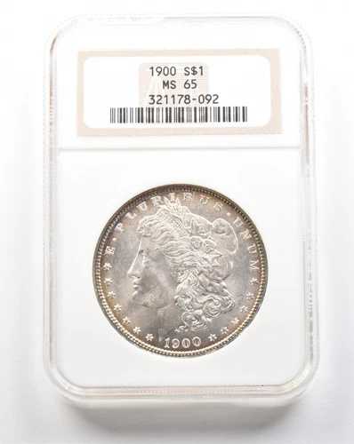 1900年 モルガン銀貨 MS65 NGC オールドホルダー *7440