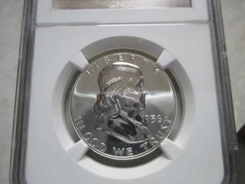 1956年 フランクリン タイプ1 PF 67 シルバー ハーフダラー NGC PR 67 プルーフ