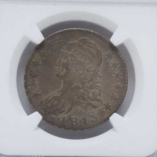 1813年製キャップドバストハーフドル（NGC AU）環境損傷詳細（slx4944）