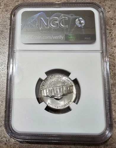 1965年 SMS ジェファーソン ニッケル 5セント NGC MS68 認定 93,775円
