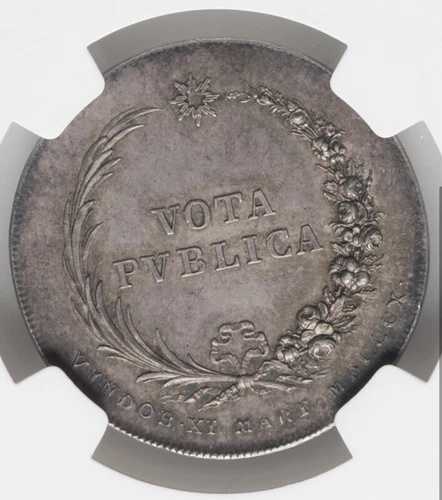 1810年 -フランス ナポレオン1世 ボナパルト -王室結婚 マリー・ルイーズ- 銀メダル NGC